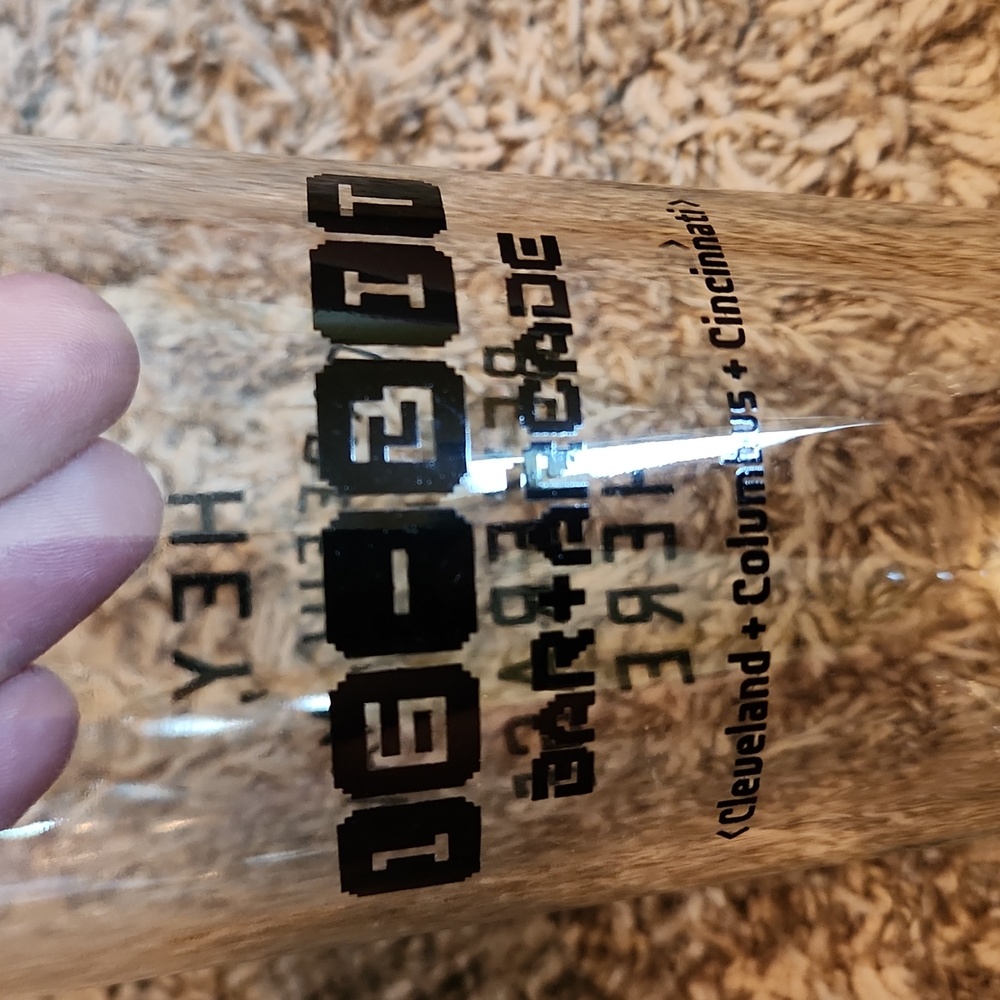 Hey Careful Man there's a Beverage Here Pint Glass from 16 bit Bar & Arcade Ohio - Picture 3 of 6